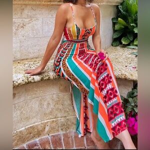 Sun Coast Dream Maxi Dress - Orange